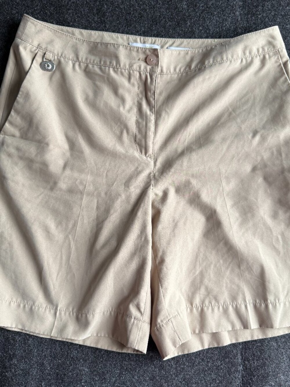 Lizgolf Audra Tan Golf Bermuda Shorts Size 10